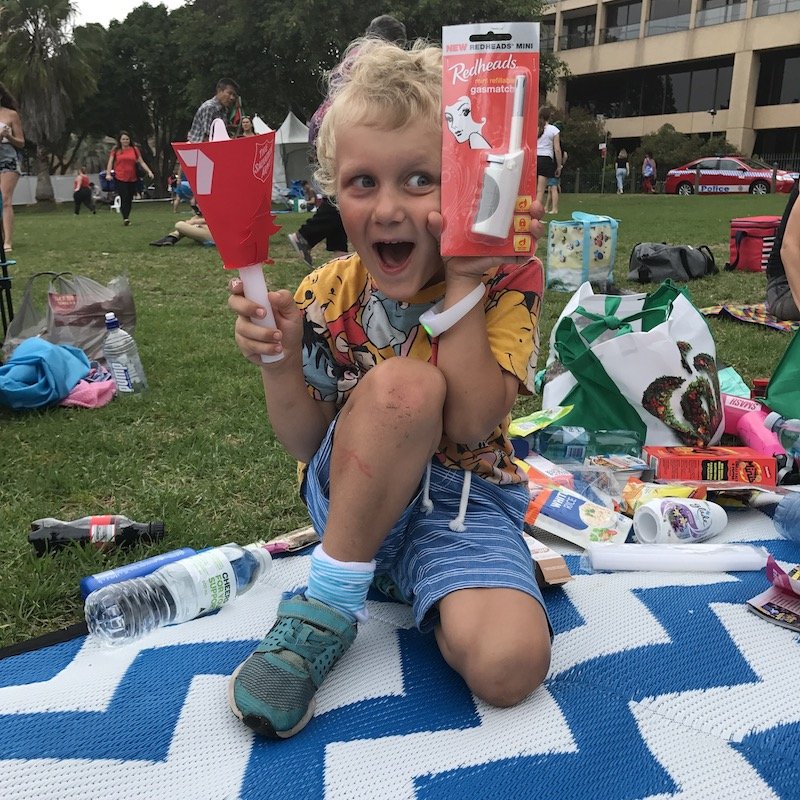 photo - christmas carols in the domain picnic