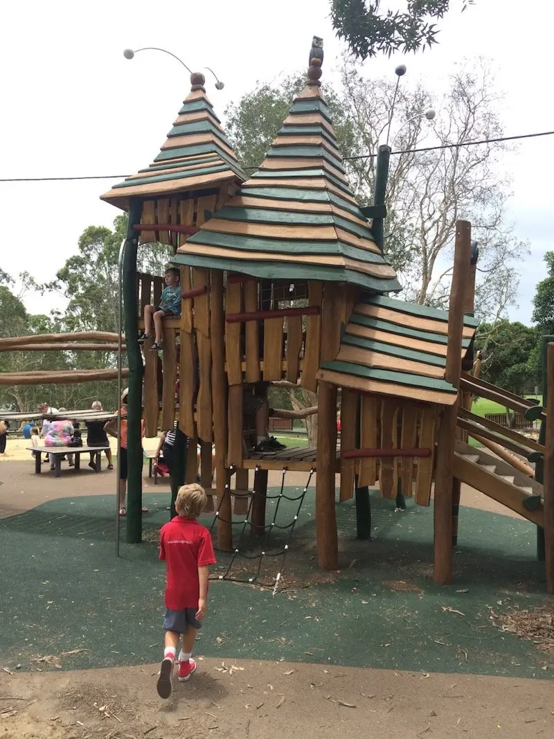 photo - funderwood hollow playground stairs