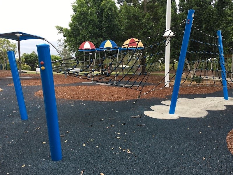 lobley playground climbing net pic