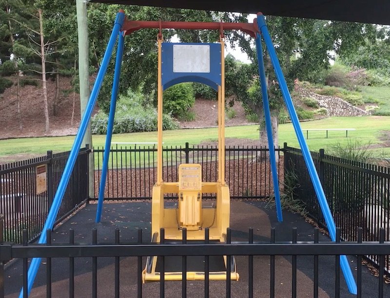 photo - liberty swing at queens park playground pic