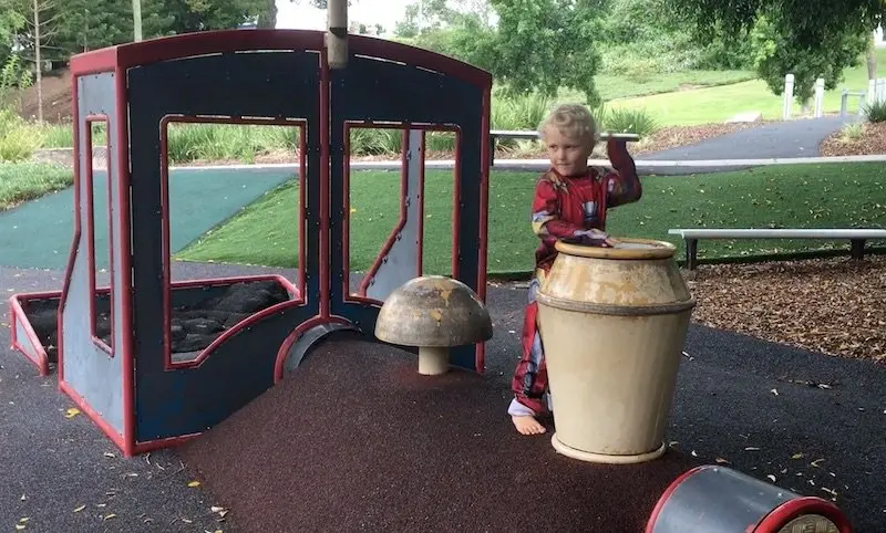 photo - queens park playground train drum