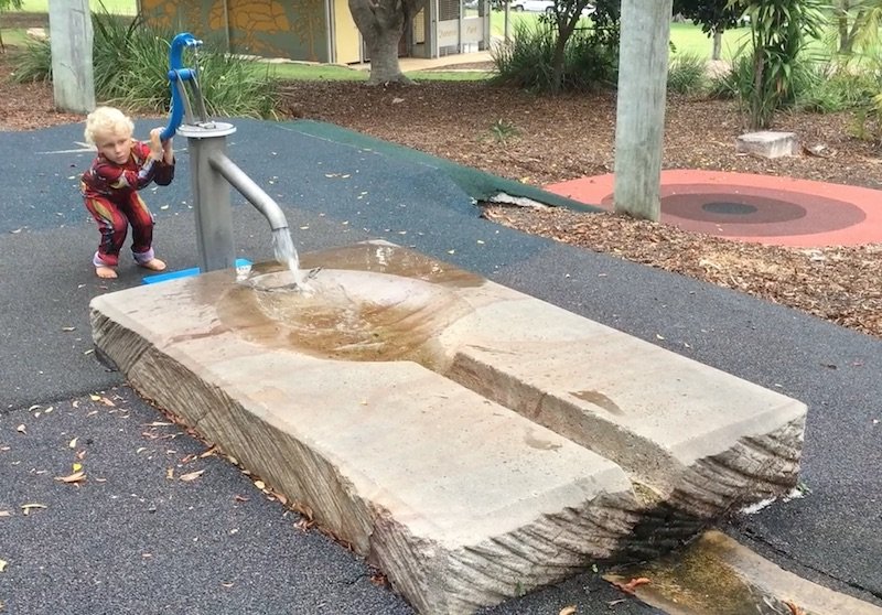 photo - queens park playground water pump