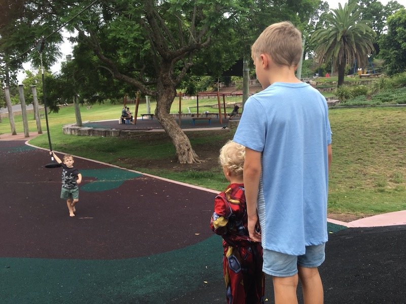 photo - queens park playground zipline pic