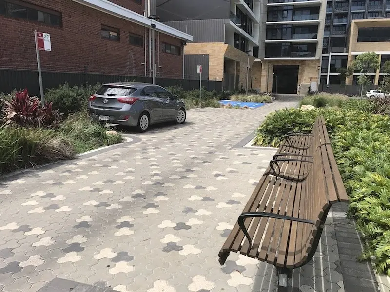 photo - wulaba park playground seating and parking 