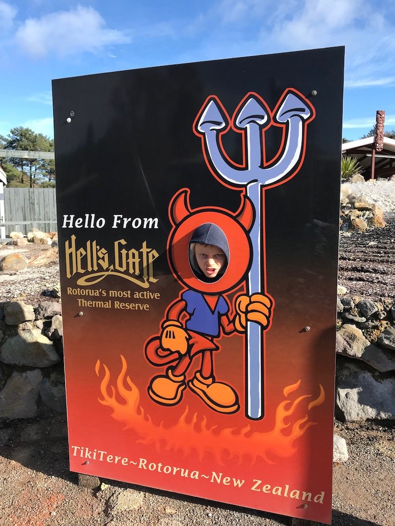 Hells Gate Rotorua kids