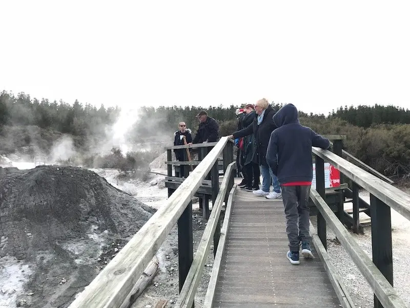 Hells Gate Rotorua mud volcano pic