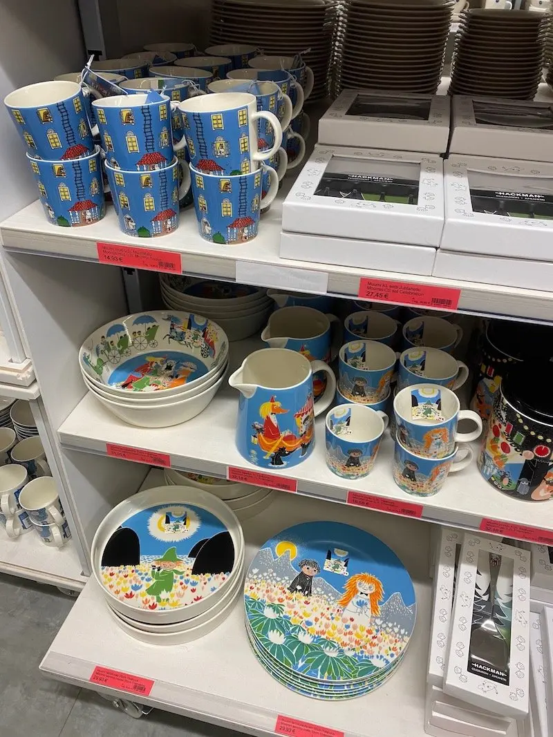 Image - Iittala outlet store finland moomin plates and cups