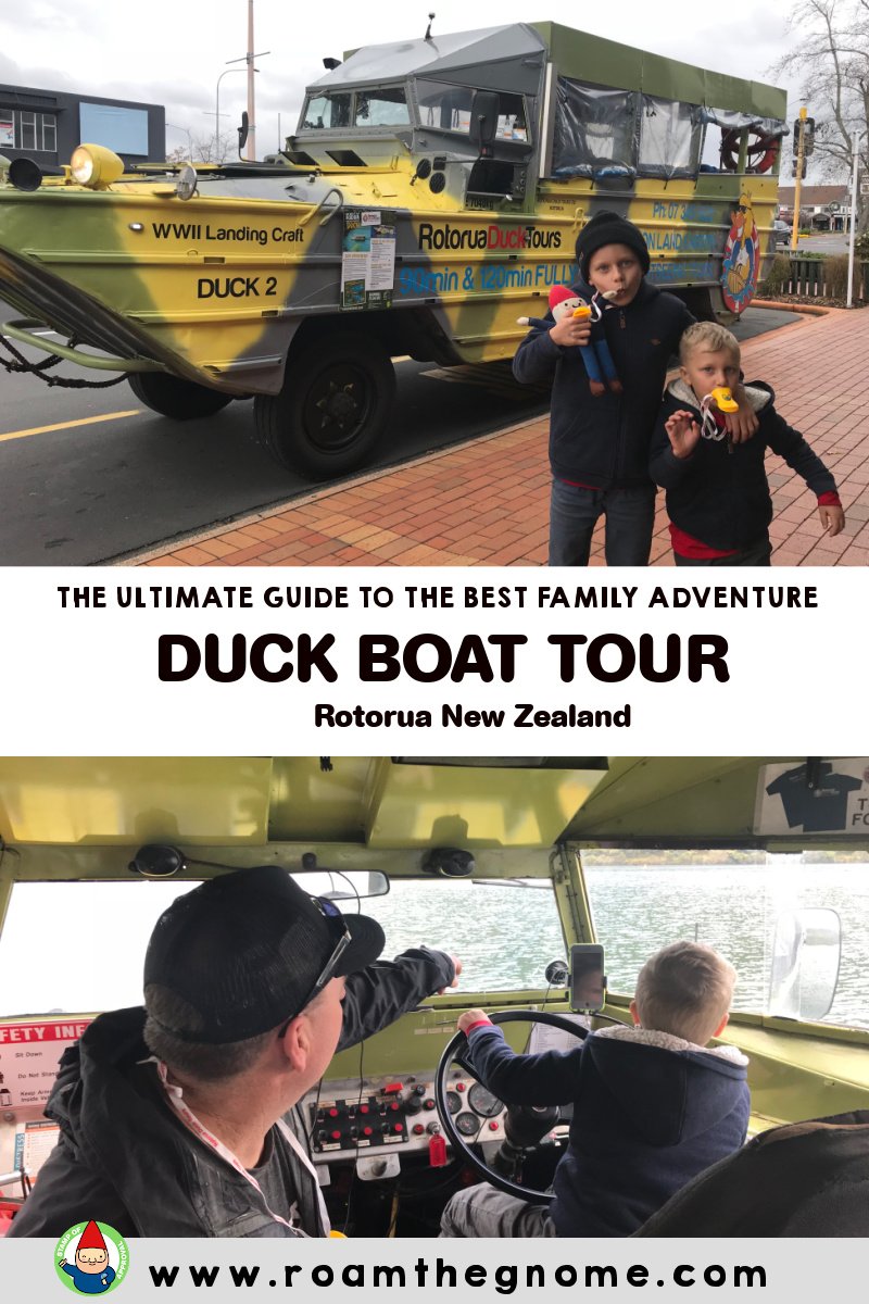 PIN DUCK BOAT TOUR ROTORUA