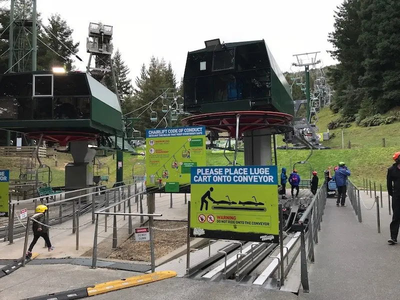 Photo - Skyline Rotorua Luge chairlift