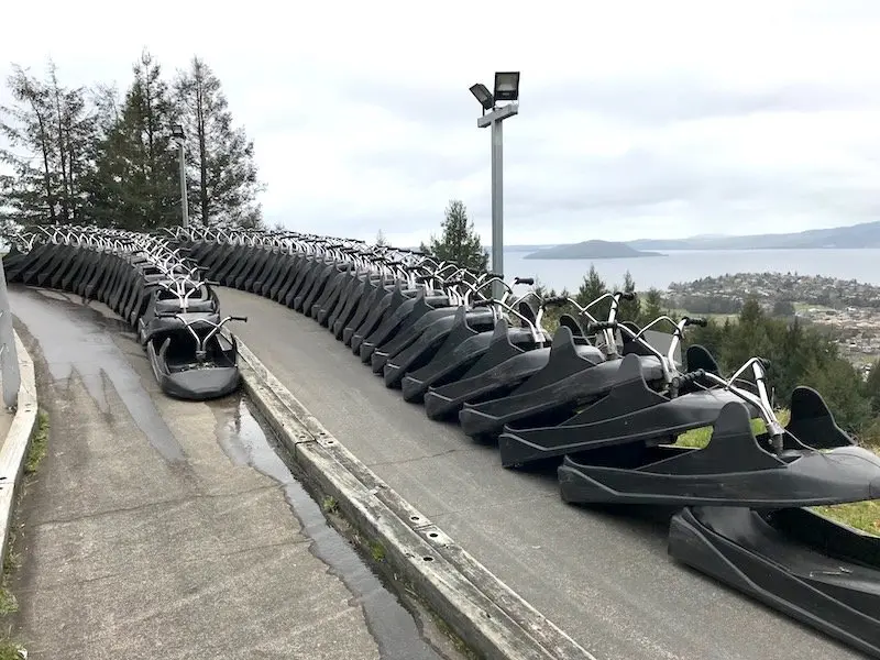 Photo - Skyline Rotorua Luge line up