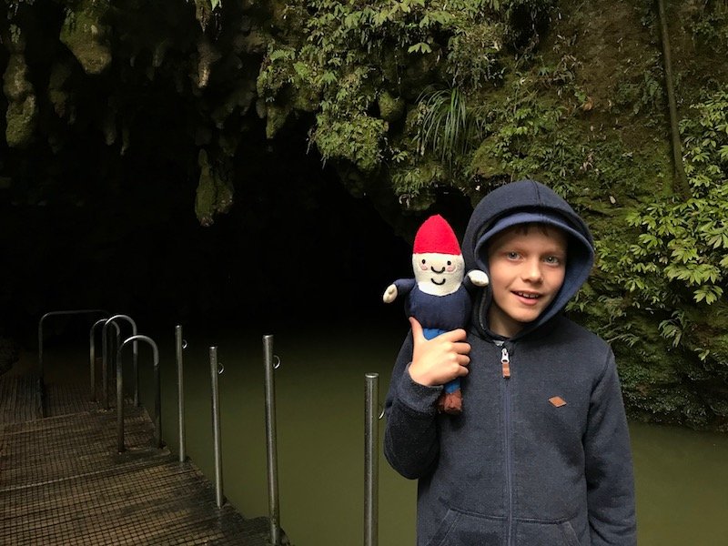 Photo- Waitomo caves for kids end of tour