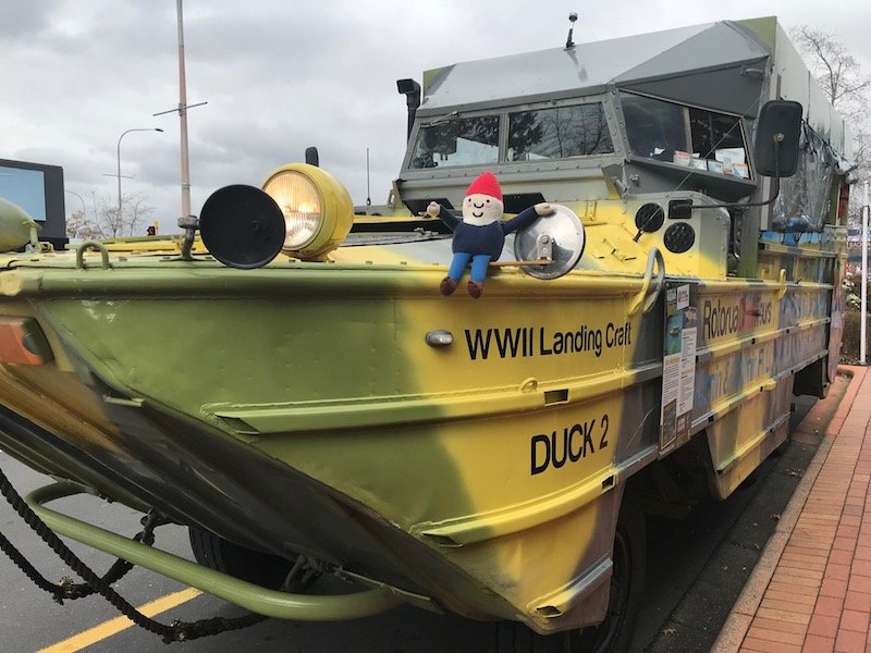 Photo - duck tours rotorua boat car