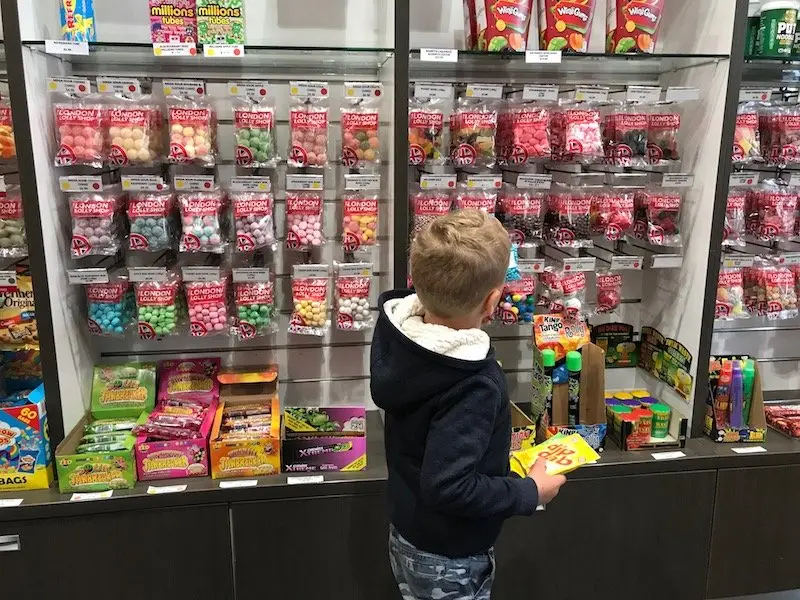 Photo - jack in london lolly shop auckland