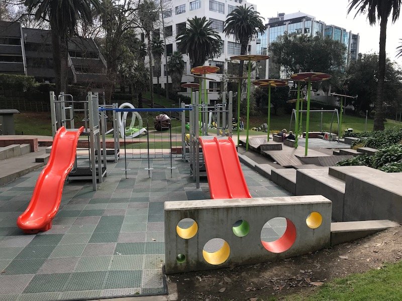 Photo - myers park playground equipment for teens