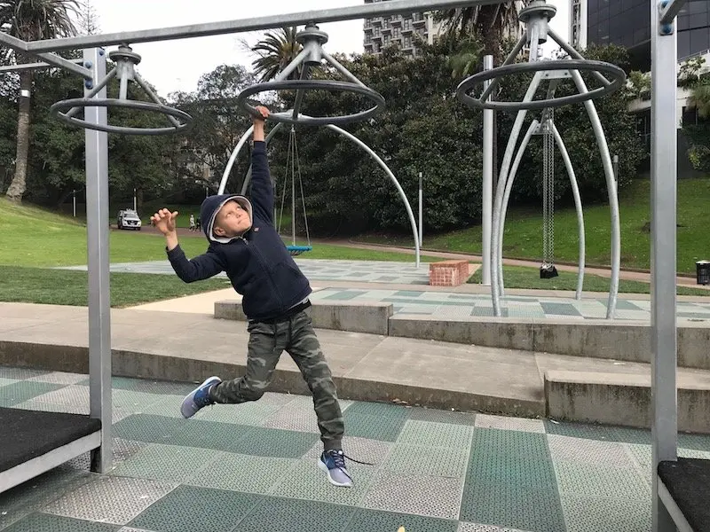 Photo - myers park playground monkey bars