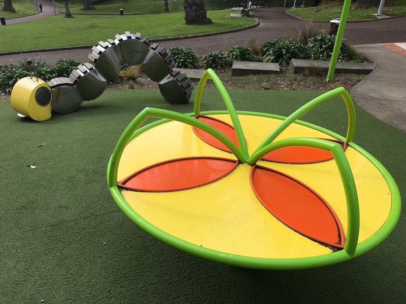 Photo - myers park playground spinning roundabout