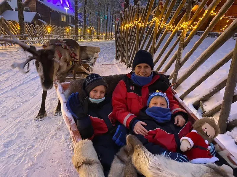 image - Santa claus village reindeer sleigh ride