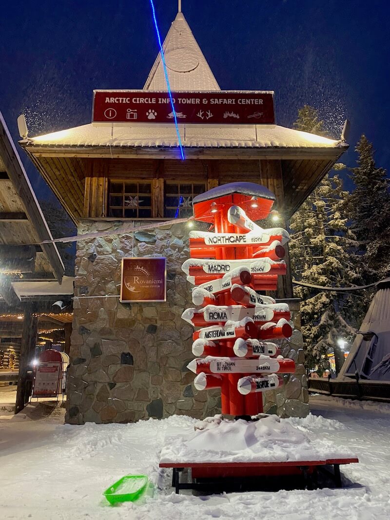 image - arctic circle lapland christmas