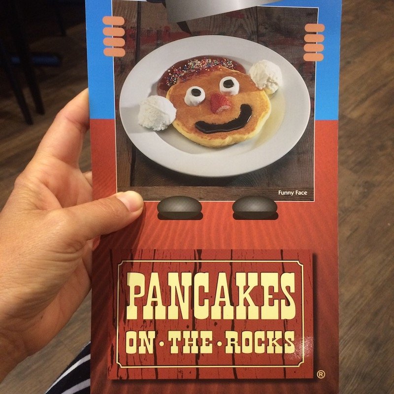 image - pancakes on the rocks menu front page