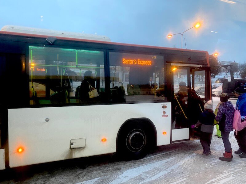 image - santa express bus