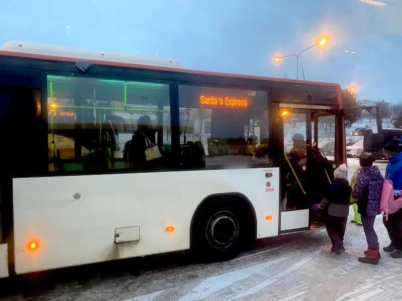 image - santa express bus