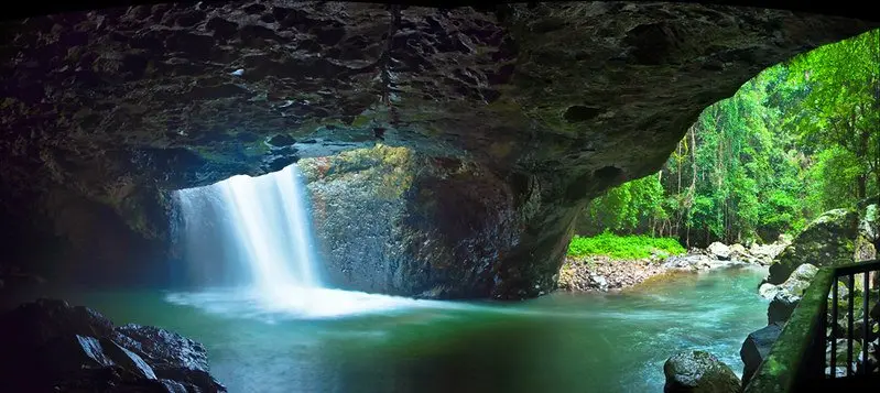 natural bridge springbrook national park by michael lynch