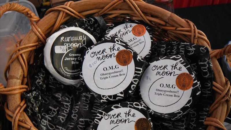 over the moon cheese stall at rotorua night markets by fb