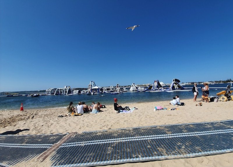 photo - aqua splash southport beach view