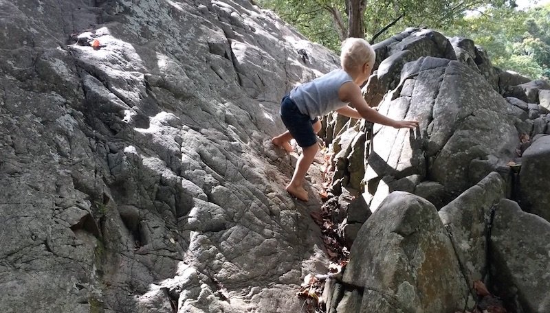 photo - currumbin rock pools gold coast climbing