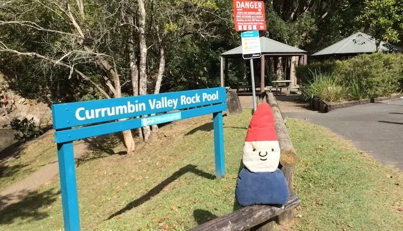 photo - currumbin rock pools gold coast sign