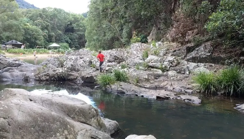 photo - rock pools in currumbin parkour view