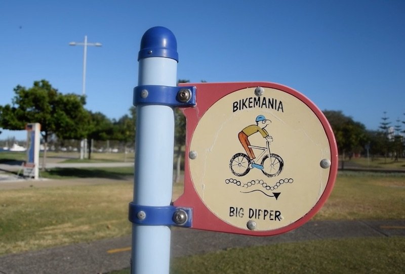 photo - kids bike tracks gold coast big dipper