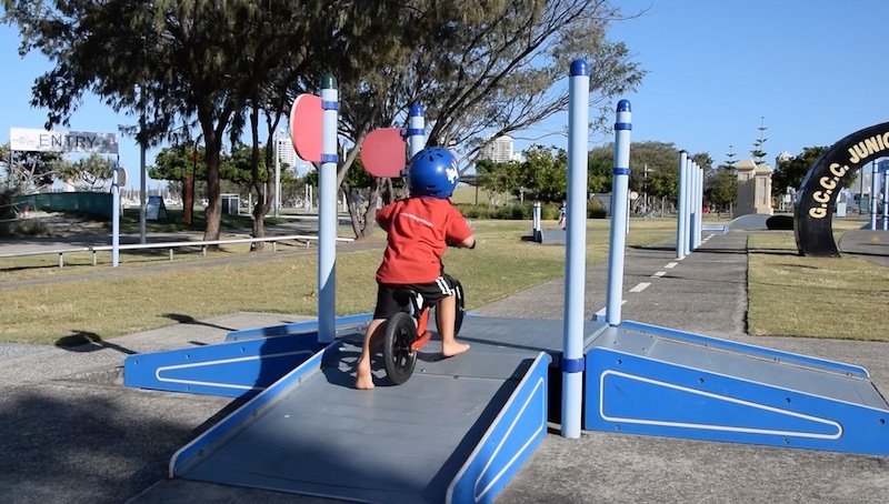 photo - kids bike tracks gold coast crossroads