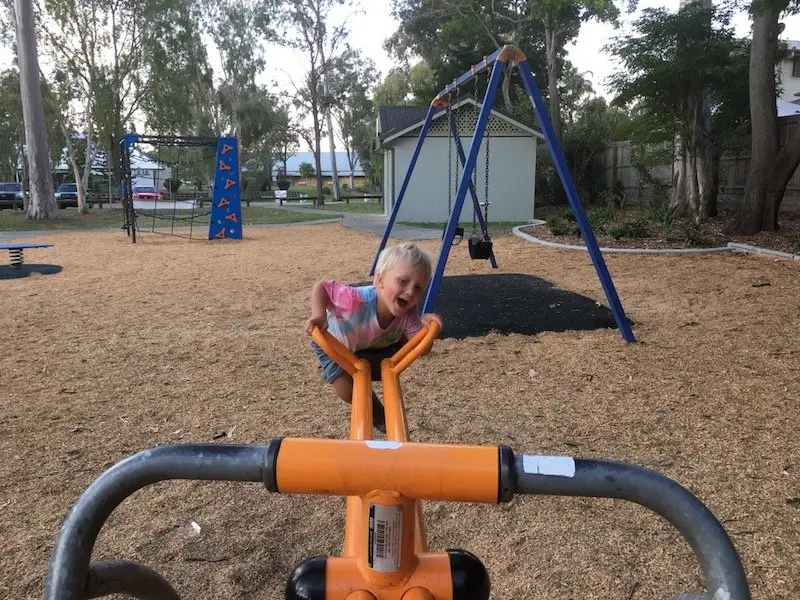 photo - lions park helensvale seesaw