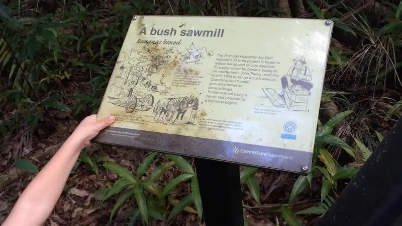 photo - mt cougal national park sign