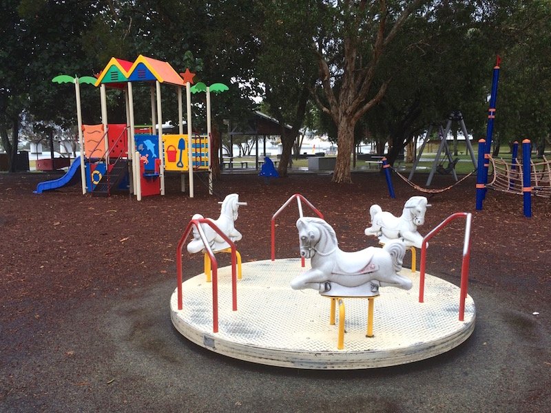 photo - paradise point playground pony carousel