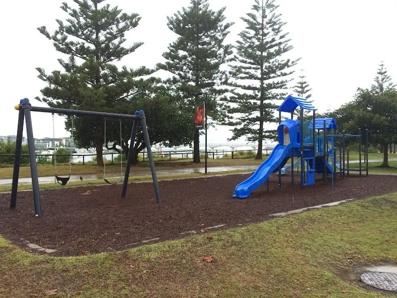 photo - paradise point playground swings
