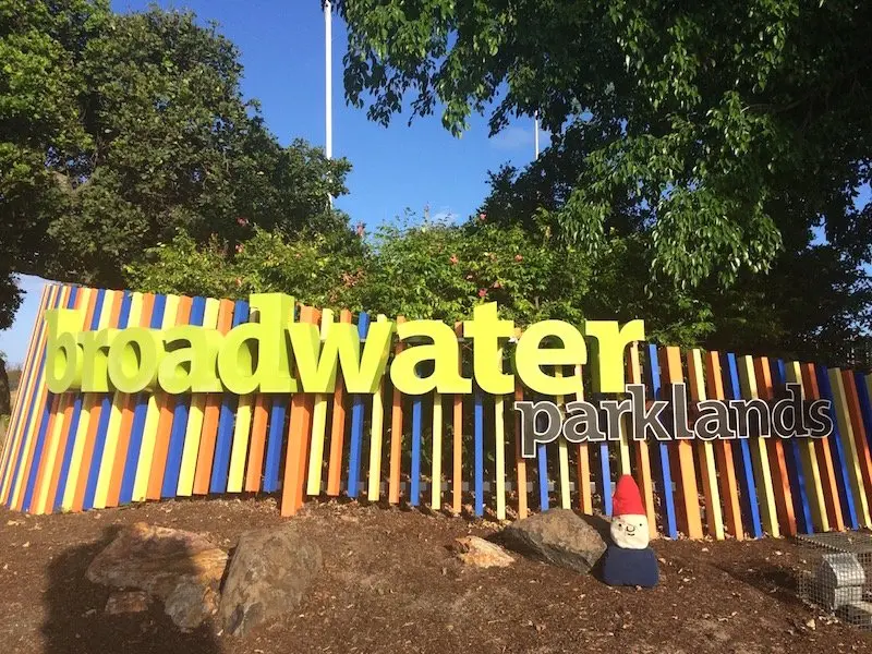 photo - southport rock pools broadwater parklands sign