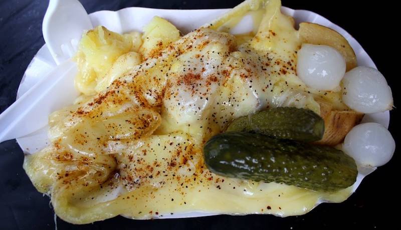 raclette cheese dish