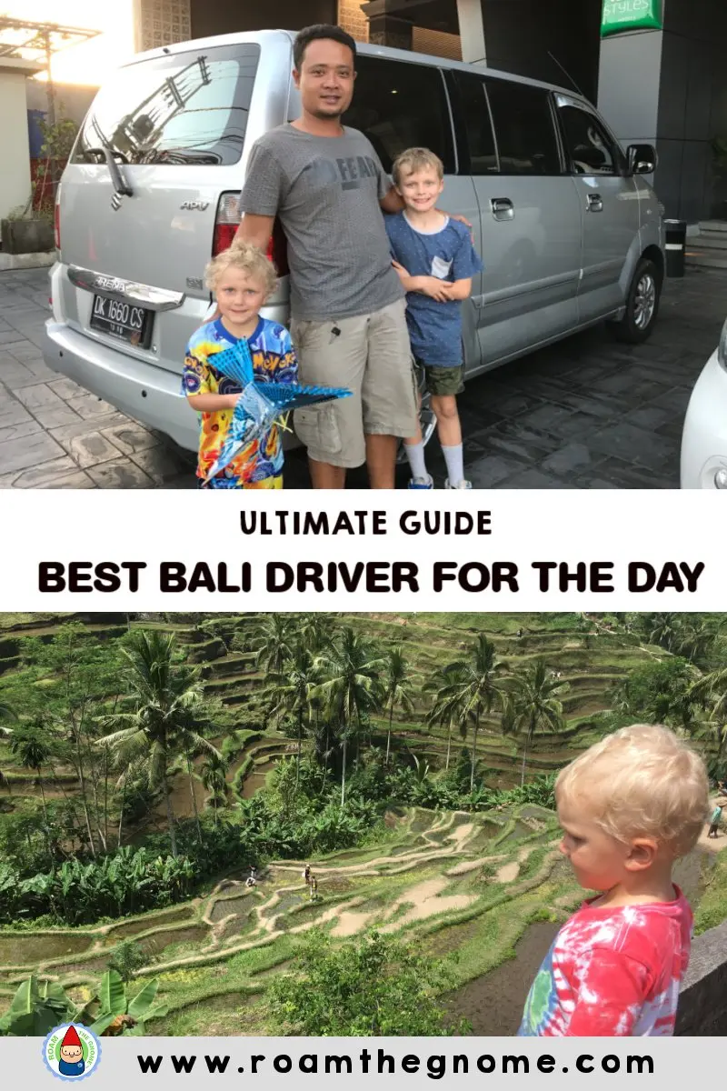 PIN Best bali driver for the day