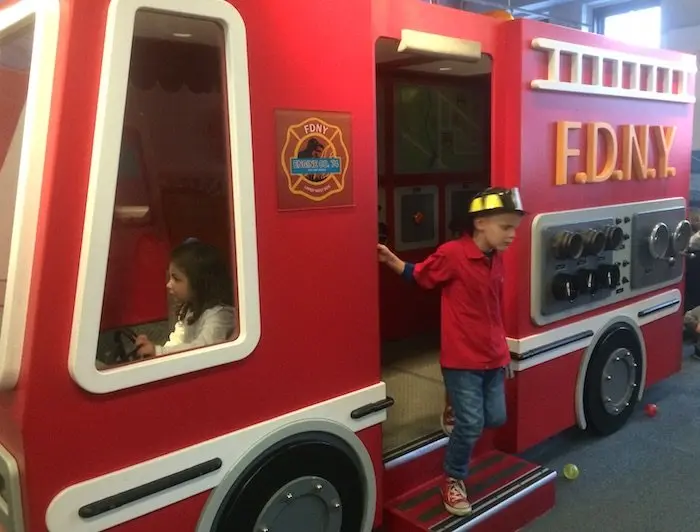 image - Childrens Museum of Manhattan fire truck