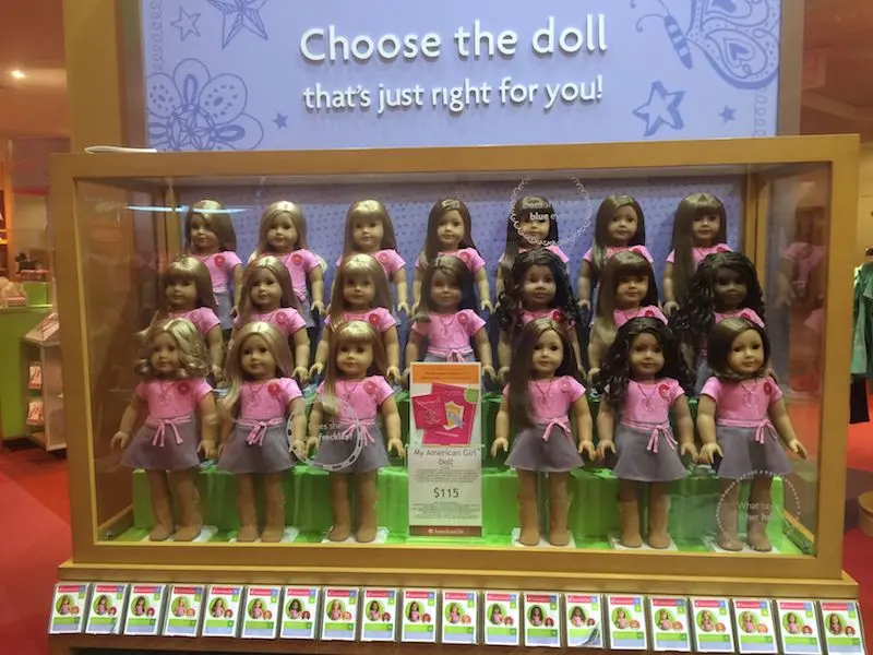 image - american girl cafe doll choices