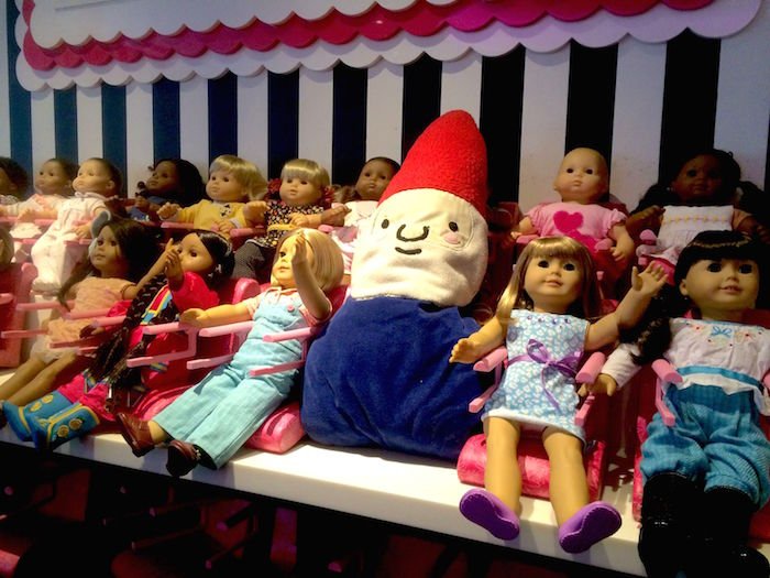 image - american girl cafe with Roam the Gnome