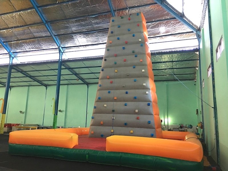 image - bali fun world inflatable rock climbing