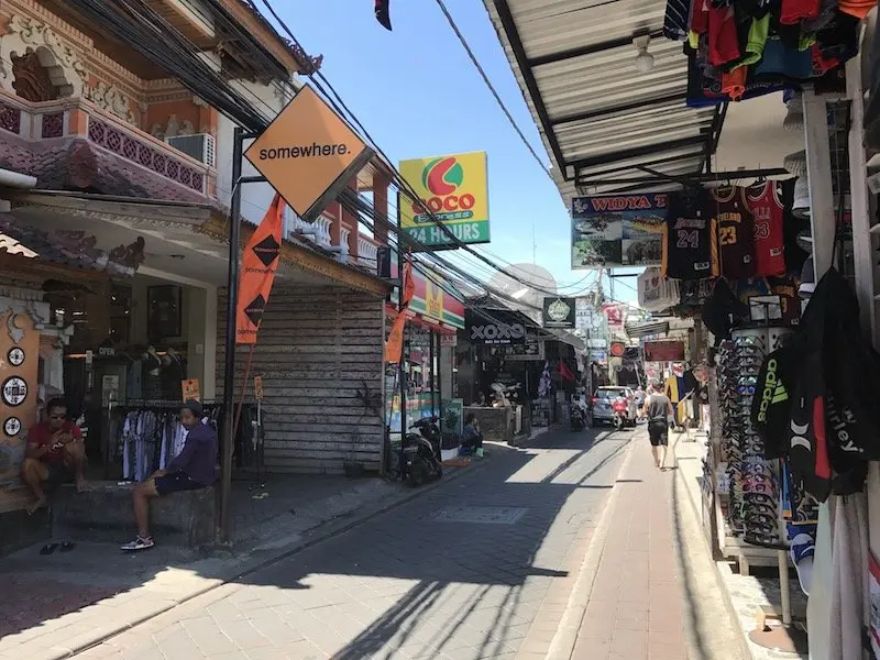 image - bali kuta streets