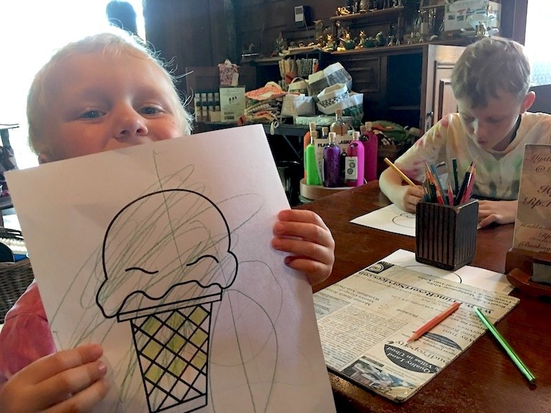 image - biku bali restaurant colouring in
