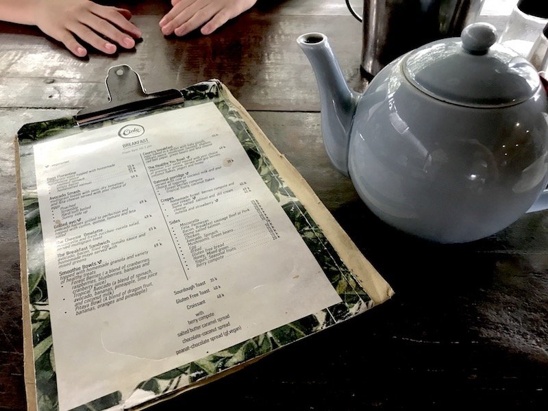 image - cinta cafe canggu menu