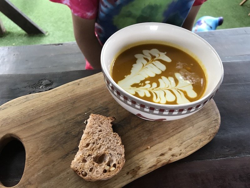 image - cinta cafe canggu pumpkin soup
