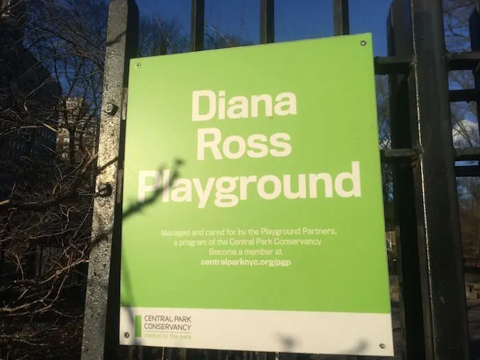 image - diana ross playground Ross Playground sign