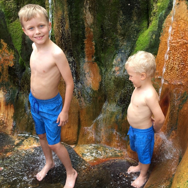 image - hot springs near rice terraces